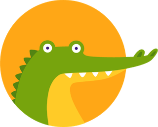 Crocoder Crocodile Logo