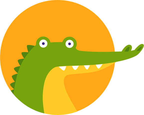 Crocoder Crocodile Logo