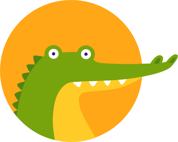 Crocoder Crocodile Logo