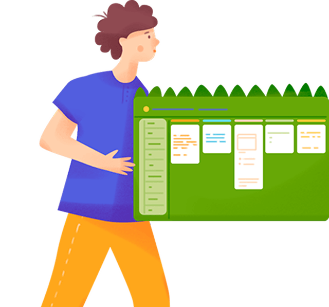 Developer working on migration planning and scheduling