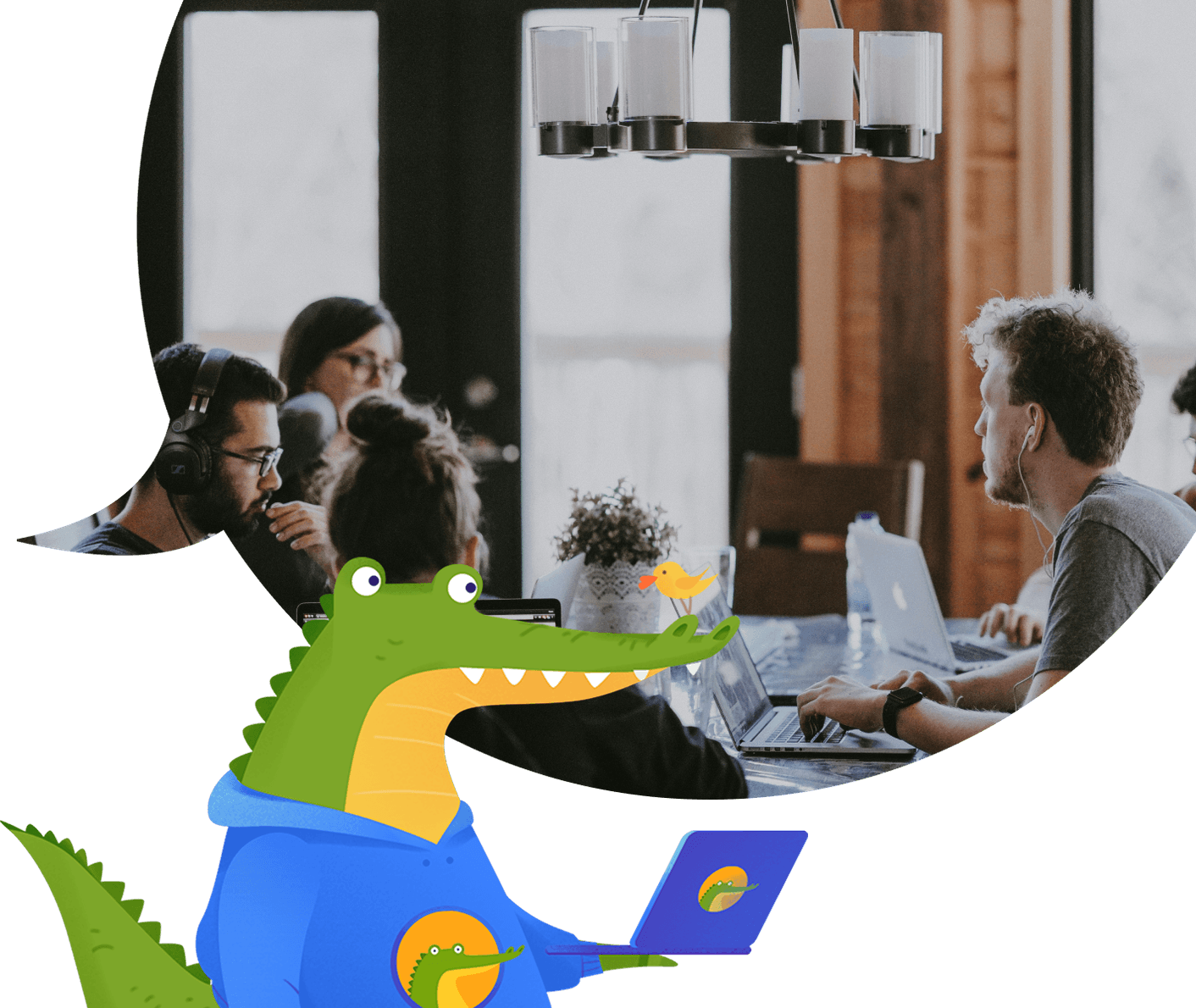 Vision and strategy planning illustration